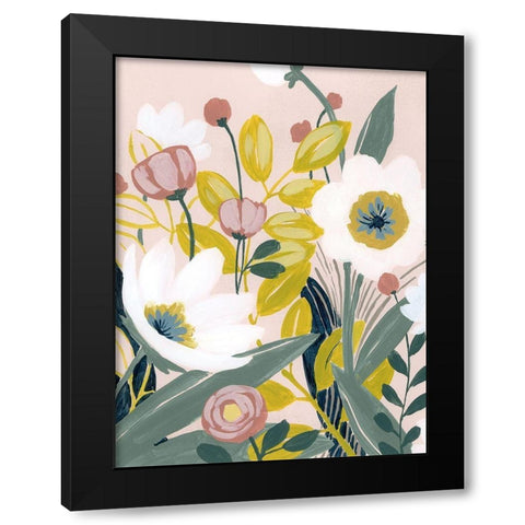 Garden Sketch I Black Modern Wood Framed Art Print by Popp, Grace
