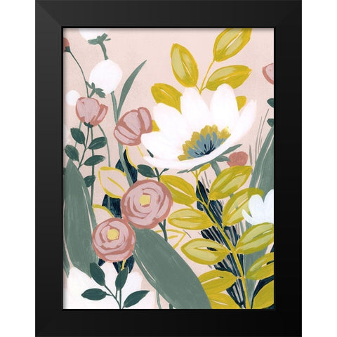 Garden Sketch II Black Modern Wood Framed Art Print by Popp, Grace