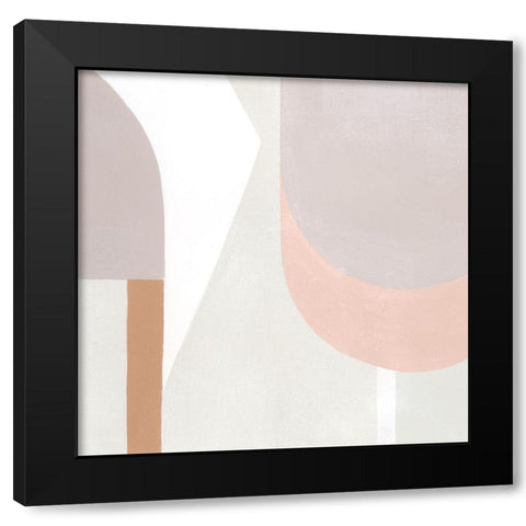 Pastel Eclipse I Black Modern Wood Framed Art Print by Popp, Grace