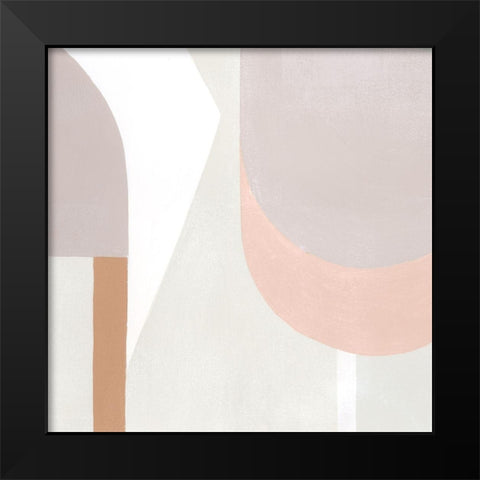 Pastel Eclipse I Black Modern Wood Framed Art Print by Popp, Grace