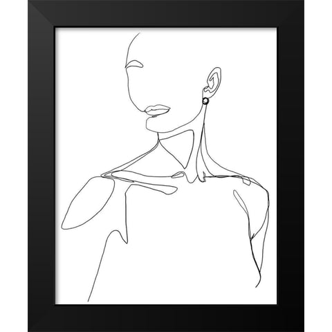 Everlasting Elegance I Black Modern Wood Framed Art Print by Popp, Grace