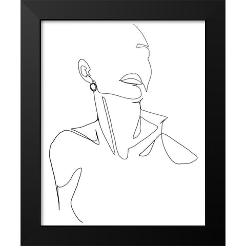 Everlasting Elegance II Black Modern Wood Framed Art Print by Popp, Grace
