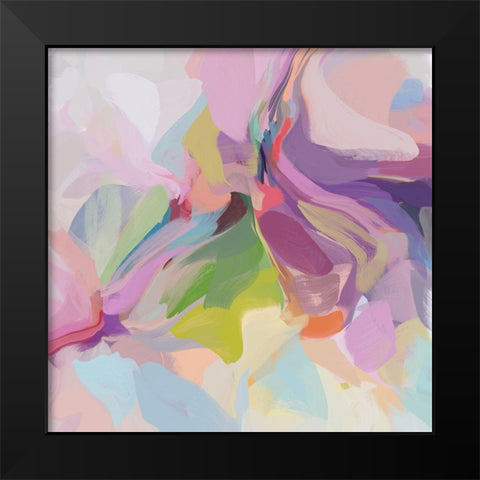 Influence II Black Modern Wood Framed Art Print by Orlov, Irena