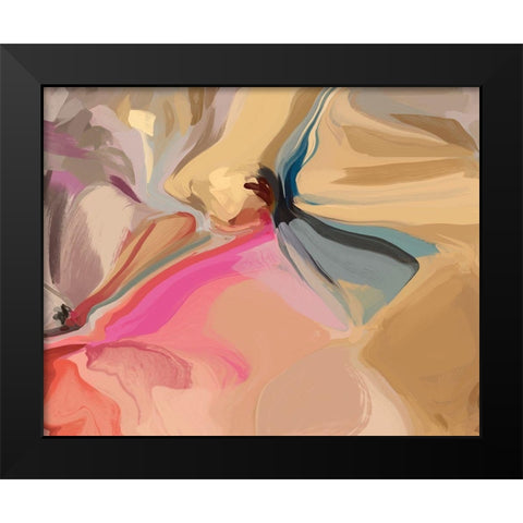 Charming Blend I Black Modern Wood Framed Art Print by Orlov, Irena