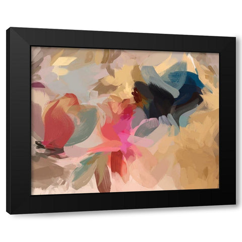 Charming Blend II Black Modern Wood Framed Art Print with Double Matting by Orlov, Irena