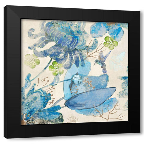 Chic Providence II Black Modern Wood Framed Art Print by Evelia Designs