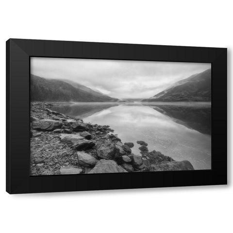 Loch Spirits Black Modern Wood Framed Art Print with Double Matting by Dautlich, Nick