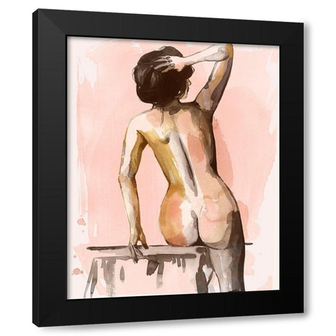 Roma II Black Modern Wood Framed Art Print with Double Matting by Popp, Grace