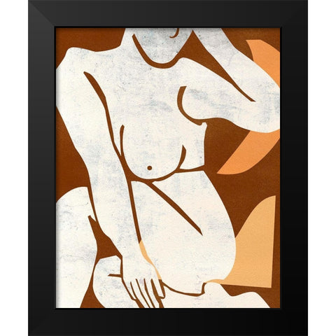 Heat IV Black Modern Wood Framed Art Print by Wang, Melissa