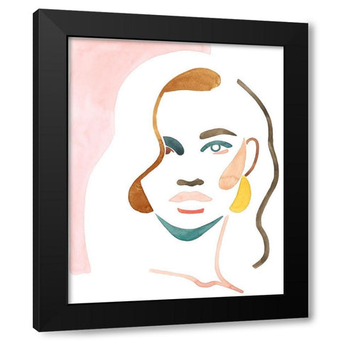 She Shadow II Black Modern Wood Framed Art Print by Popp, Grace
