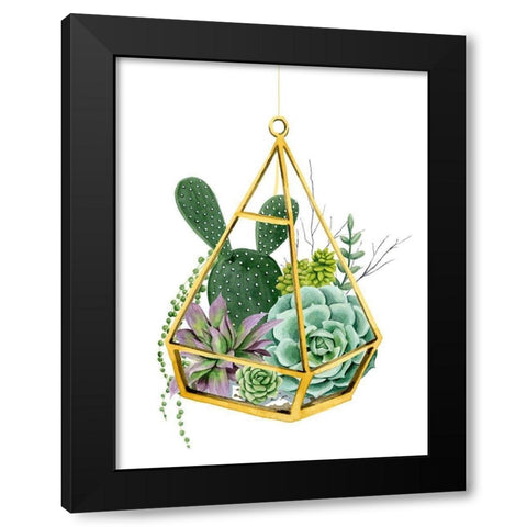 Wild Terrarium I Black Modern Wood Framed Art Print by Popp, Grace