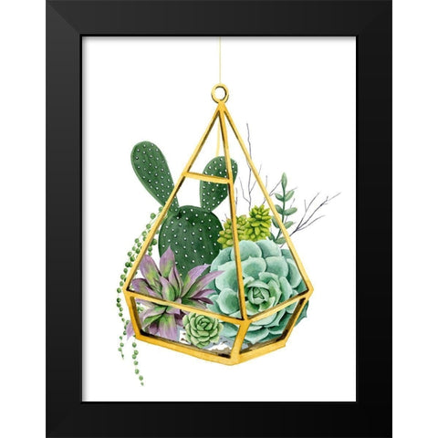 Wild Terrarium I Black Modern Wood Framed Art Print by Popp, Grace