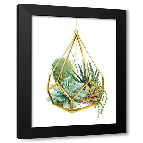 Wild Terrarium II Black Modern Wood Framed Art Print by Popp, Grace