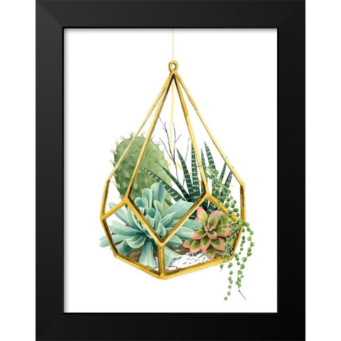 Wild Terrarium II Black Modern Wood Framed Art Print by Popp, Grace