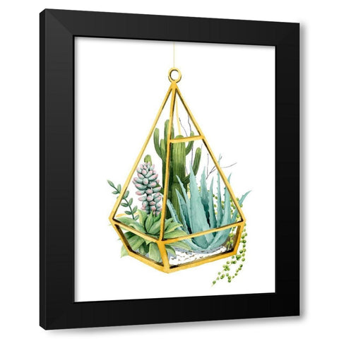Wild Terrarium III Black Modern Wood Framed Art Print by Popp, Grace