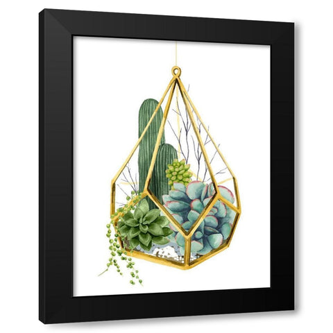 Wild Terrarium IV Black Modern Wood Framed Art Print by Popp, Grace