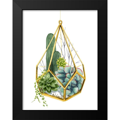 Wild Terrarium IV Black Modern Wood Framed Art Print by Popp, Grace