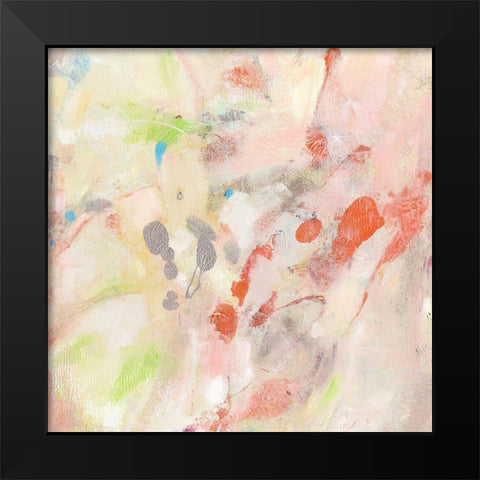 Coral Fusion I Black Modern Wood Framed Art Print by OToole, Tim