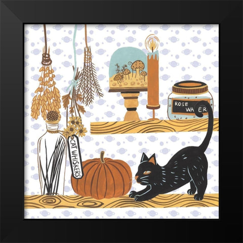 Halloween Prep IV Black Modern Wood Framed Art Print by Wang, Melissa