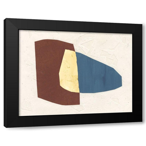 Organic Overlay I Black Modern Wood Framed Art Print by Stramel, Renee W.