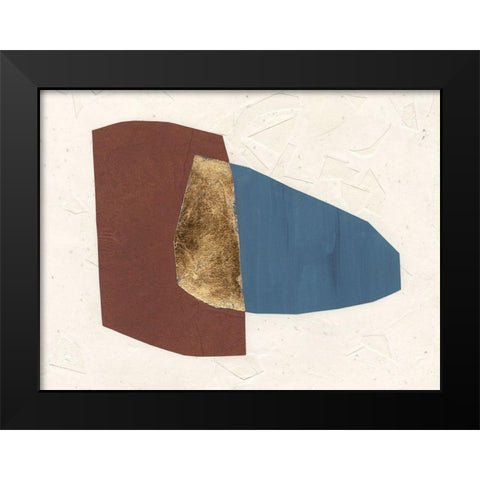Organic Overlay I Black Modern Wood Framed Art Print by Stramel, Renee W.