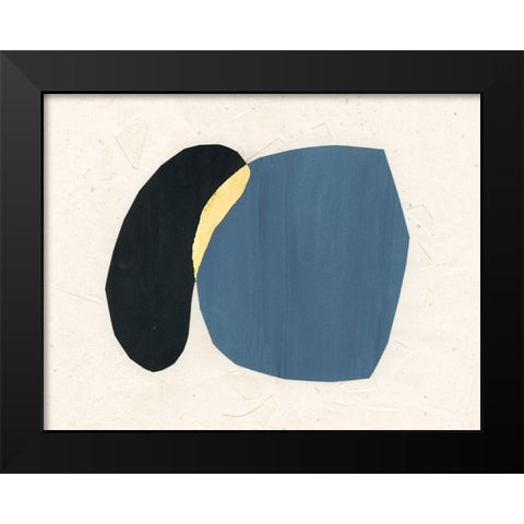 Organic Overlay III Black Modern Wood Framed Art Print by Stramel, Renee W.