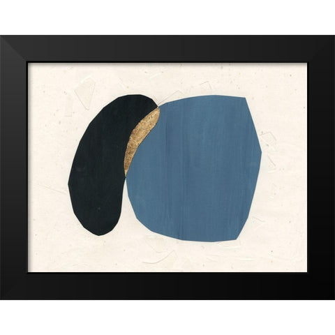 Organic Overlay III Black Modern Wood Framed Art Print by Stramel, Renee W.