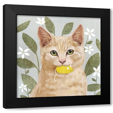 Pet Life II Black Modern Wood Framed Art Print by Borges, Victoria