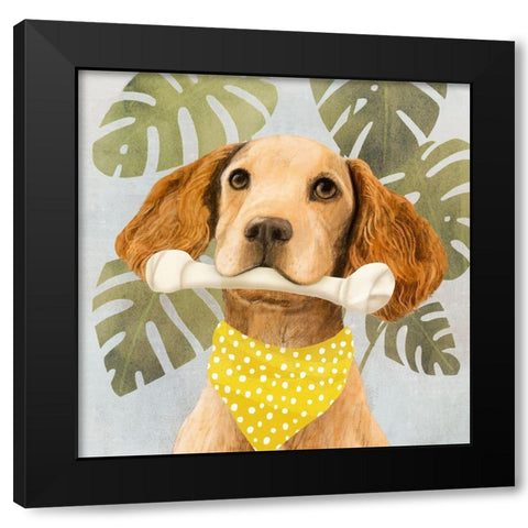Pet Life III Black Modern Wood Framed Art Print by Borges, Victoria