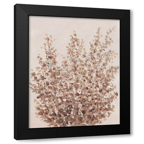 Rustic Wildflowers II Black Modern Wood Framed Art Print with Double Matting by OToole, Tim