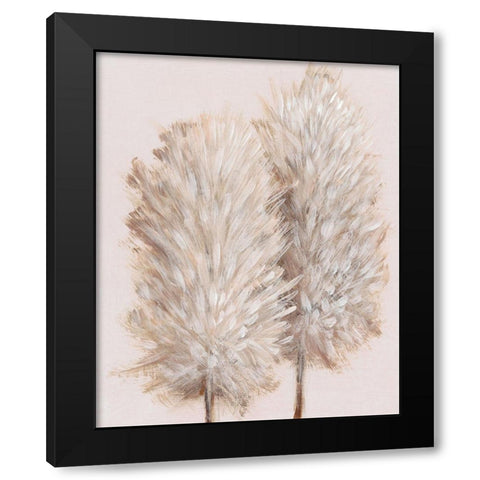 Pampas Grass III Black Modern Wood Framed Art Print with Double Matting by OToole, Tim