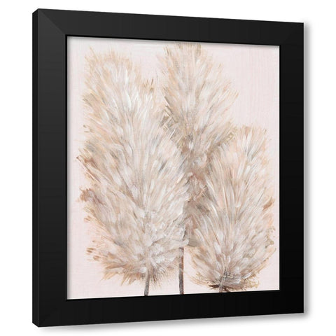 Pampas Grass IV Black Modern Wood Framed Art Print with Double Matting by OToole, Tim