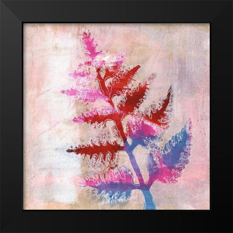 Dappled Fern I Black Modern Wood Framed Art Print by Moore, Regina