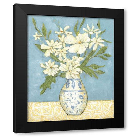 Springtime Bouquet II Black Modern Wood Framed Art Print with Double Matting by Zarris, Chariklia