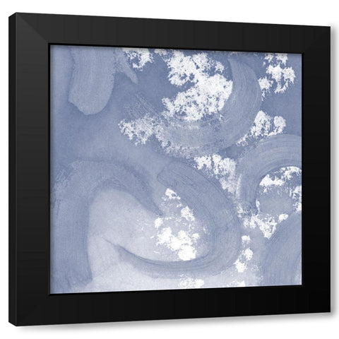 Indigo Rule II Black Modern Wood Framed Art Print by Meagher, Megan