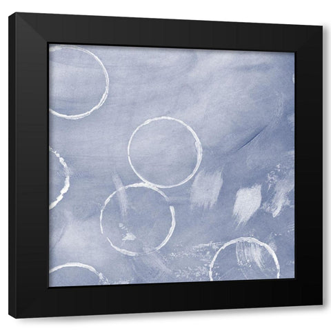 Indigo Rule V Black Modern Wood Framed Art Print with Double Matting by Meagher, Megan