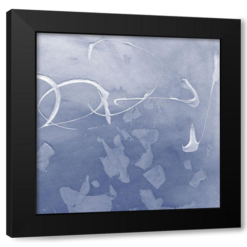 Indigo Rule VIII Black Modern Wood Framed Art Print by Meagher, Megan