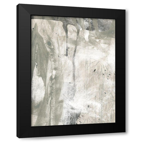 Stonewash II Black Modern Wood Framed Art Print with Double Matting by Vess, June Erica