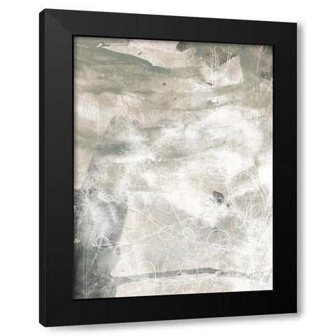Stonewash IV Black Modern Wood Framed Art Print with Double Matting by Vess, June Erica