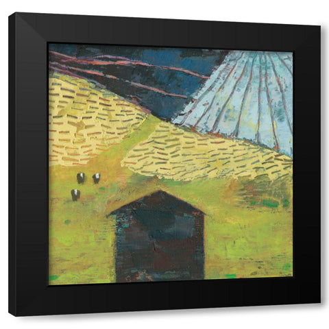 Bear Valley Barn II Black Modern Wood Framed Art Print with Double Matting by Jachimiec, Sue