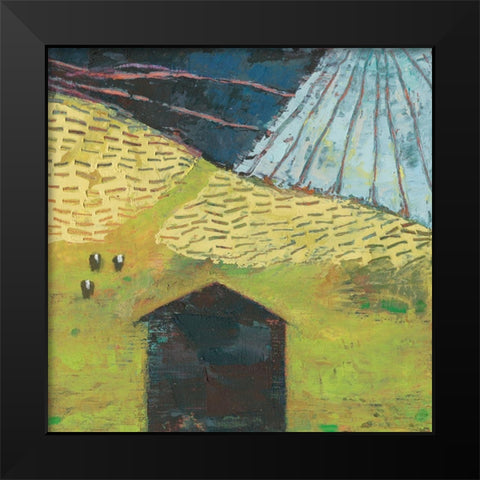 Bear Valley Barn II Black Modern Wood Framed Art Print by Jachimiec, Sue