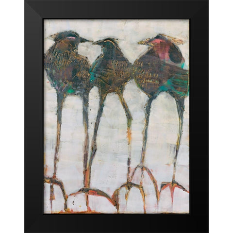 Gaggle I Black Modern Wood Framed Art Print by Jachimiec, Sue