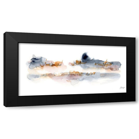 Reeds and Cattails I Black Modern Wood Framed Art Print by Harper, Ethan