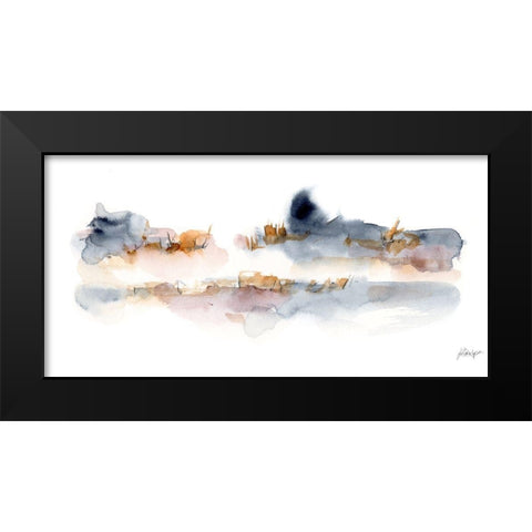 Reeds and Cattails I Black Modern Wood Framed Art Print by Harper, Ethan