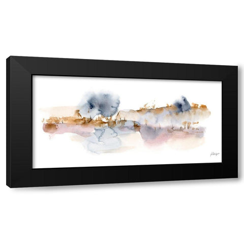 Reeds and Cattails II Black Modern Wood Framed Art Print by Harper, Ethan