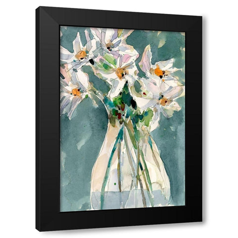 A Daisy Moment I Black Modern Wood Framed Art Print with Double Matting by Dixon, Samuel