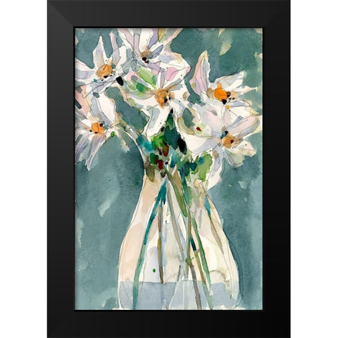A Daisy Moment I Black Modern Wood Framed Art Print by Dixon, Samuel