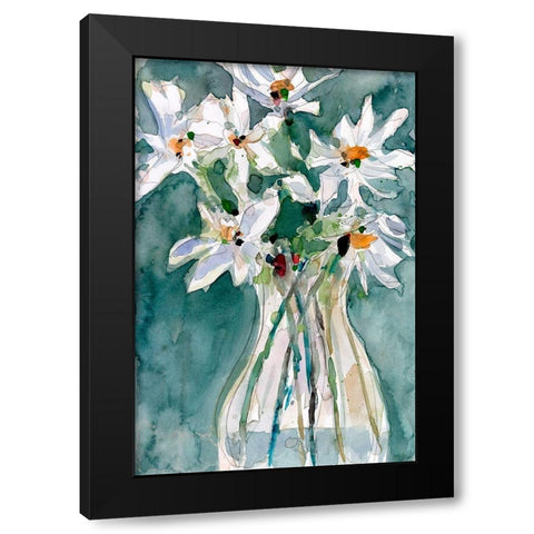 A Daisy Moment II Black Modern Wood Framed Art Print by Dixon, Samuel