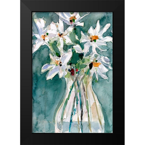 A Daisy Moment II Black Modern Wood Framed Art Print by Dixon, Samuel
