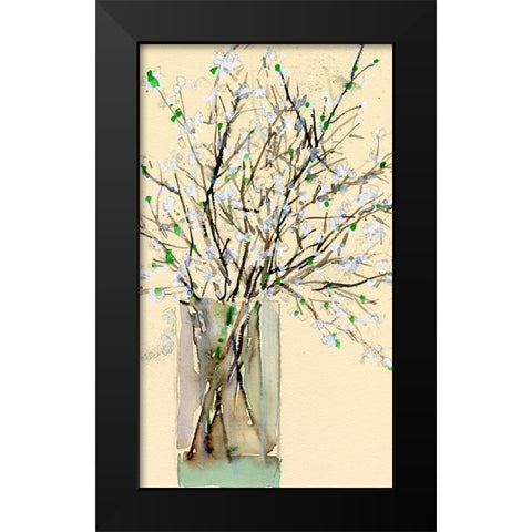Spring Floral Arrangement I Black Modern Wood Framed Art Print by Dixon, Samuel